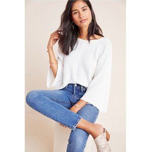 NWOT Claire Pullover Top in White by Maeve